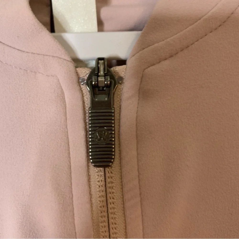 Lululemon womens pink the lab essential full zip jacket 6